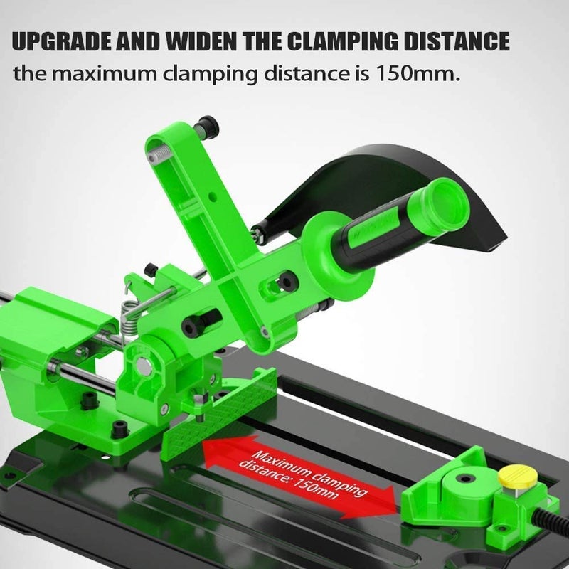 YWY Upgrade Angle Grinder Stand Universal Bracket Polishing Machine Conversion Cutting Machine Multifunctional Desktop Pull Rod Angle Grinding Machine Stand for 100 115 125mm Angle Grinder - Image 3